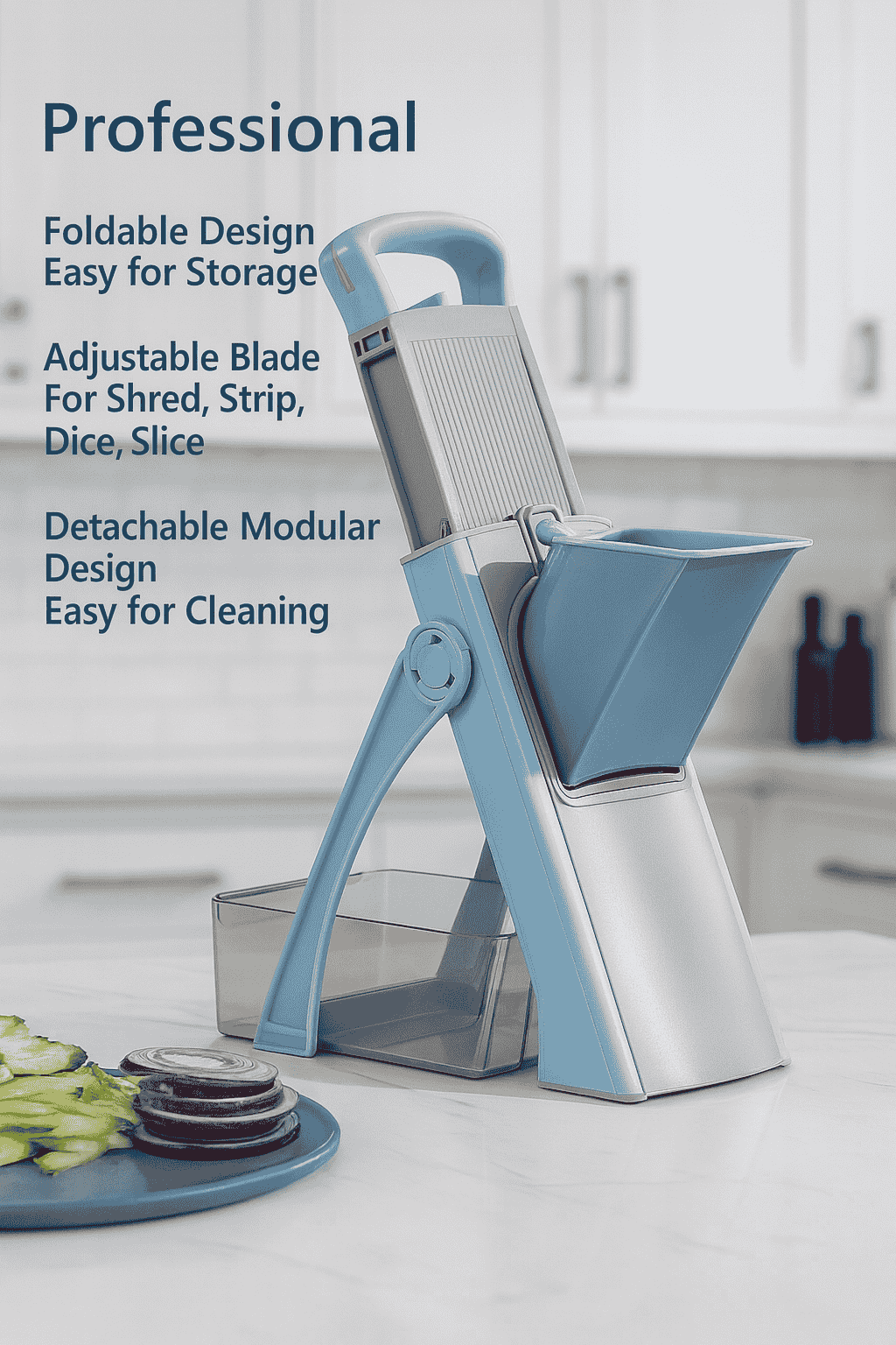 Multi-Function Food Processor – Vegetable Cutter & Slicer Machine