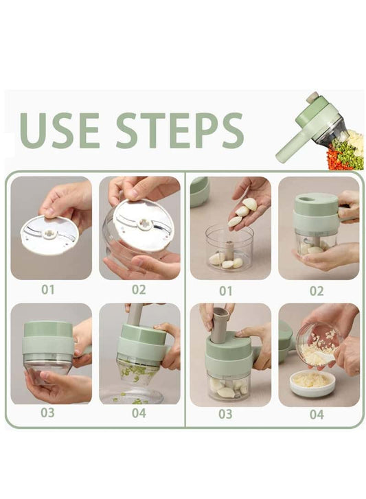 Electric Vegetable Cutter and Chopper for Fast Kitchen Prep